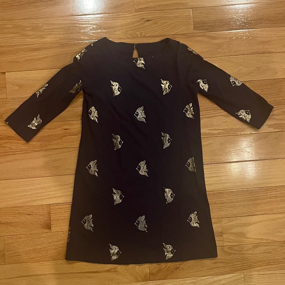 Lilly Pulitzer Girls Large (8-10) navy dress